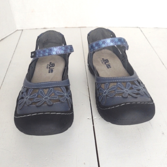 JBU by Jambu Memory Foam Wildflower Mary Janes 8.5 - Picture 3 of 6